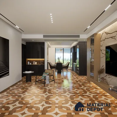 1429 Galicha Series 1 Faces 600x600 mm Matt Finish Digital Porcelain Tile | Material Depot