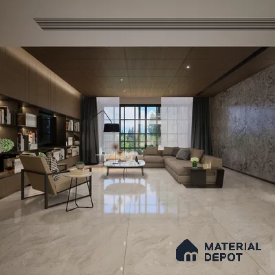 TL 02148 Pallid Lucent 1600 x 800 mm Glossy Finish Wall & Floor Tile - 9 mm