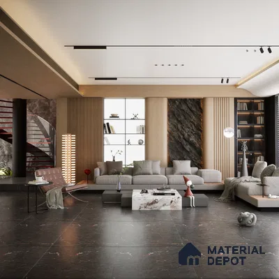 Budget Friendly Endless Wall & Floor Tile Value for Money TL 05944 B Terravia Patacho 4 ft x 2 ft - Vitrified Endless Glossy Finish - 8.5 mm | 5 Random Designs | Suitable for Living Room, Bedroom & Bathroom