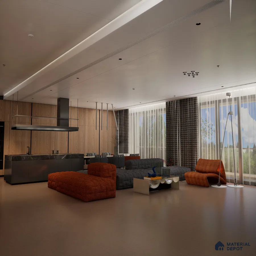 Mozart Pulpis Matt 1600x800 mm Matte Finish Sand Dune Full Body Floor and Wall Tile - 9 mm | Material Depot