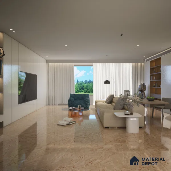 TL 02447 D Terra Brown Matching Floor 12 x 12 inch Matte Finish Ceramic Floor Tile - 6 mm
