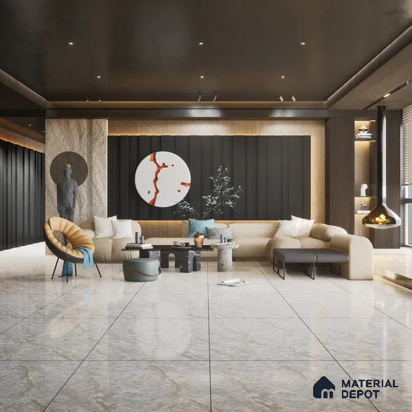 TL 02407 C Chocolate Brown Dark 18 x 12 inch Glossy Finish Ceramic Wall Tile - 6 mm