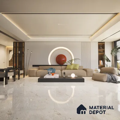 Leopard 6538 1200x600 mm Glossy Finish Premium Glaze Vitrified Tile - 9 mm | Material Depot