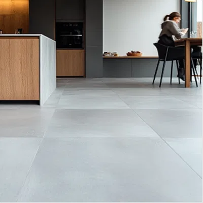 Closeup application image of Antiskid Plain Tiles