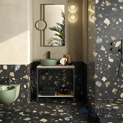 Artistic Expression: Bold Terrazzo Elegance in Bathroom Design | Material Depot