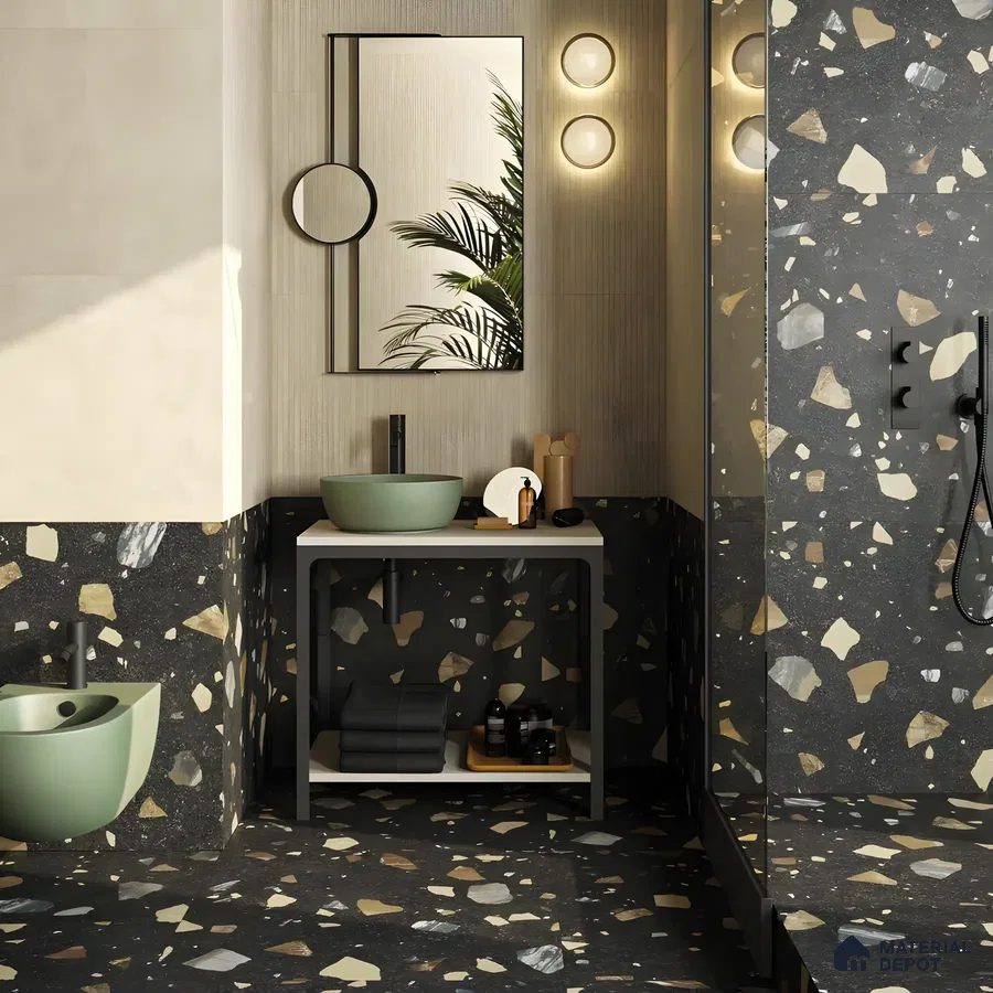 Artistic Expression: Bold Terrazzo Elegance in Bathroom Design | Material Depot