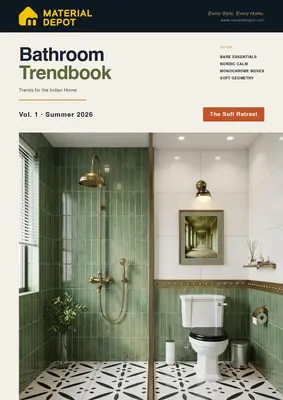 Soothing neutrals or statement walls – pick your bathroom personality.