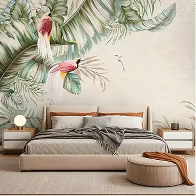 Closeup application image of Bedroom Wallpapers