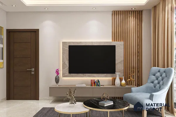 Chic Beige TV Unit