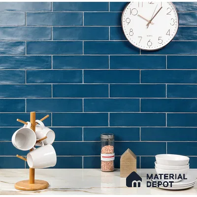 Blue Haven A Reviving Kitchen with Hints of Creamy White | Material Depot