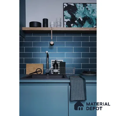 Blue Horizon Monochromatic Bliss in the Kitchen | Material Depot