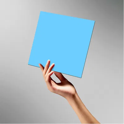 Product Mockup of Laminate showing in Blues Color