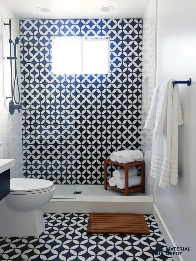 Bold Geometric Tiles for a Modern Space | Material Depot