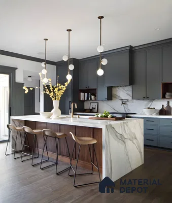 Bright And Airy Modern Kitchen | Material Depot