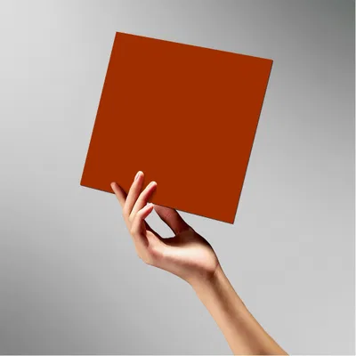 Product Mockup of Laminate showing in Brown Color