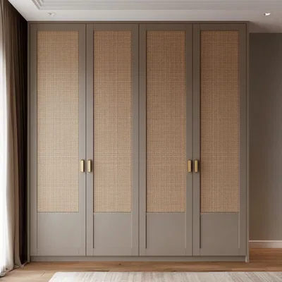 Closeup application image of Cane/Rattan Sheets Laminate Collection