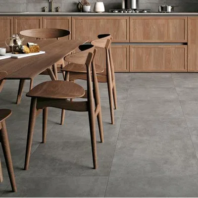 Closeup application image of Cement Floor Tiles