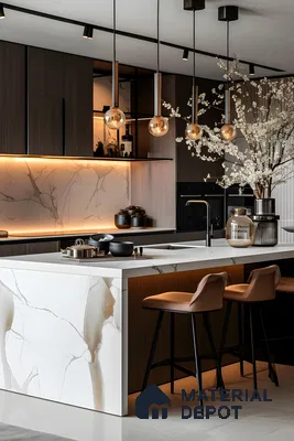 Chic and Modern Kitchen Island Elegance | Material Depot