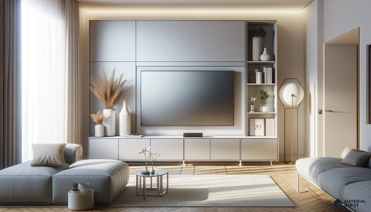Chic Classic Infused with Light in a Modern Living Room | Material Depot