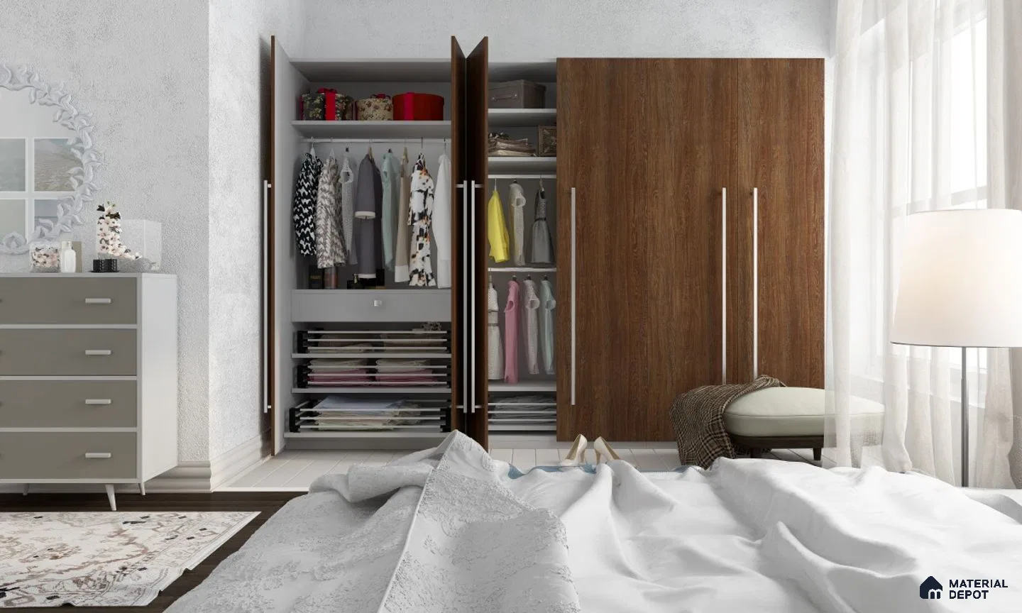 Clarke Wardrobe - Stylish Storage
