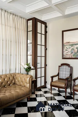 Classic Elegance: A Luxurious Living Space with Timeless Charm | Material Depot
