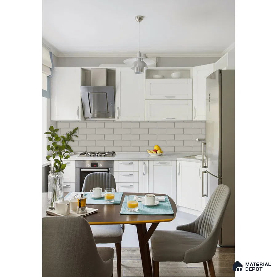 Classic Elegance Wooden and White Kitchen Retreat | Material Depot