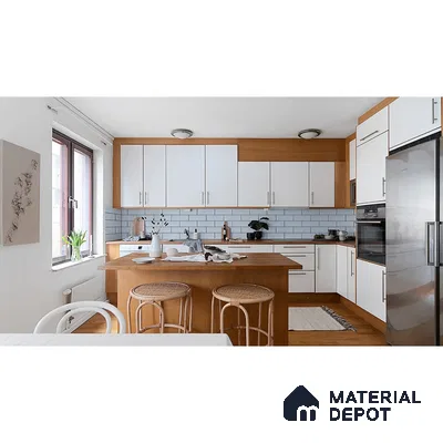 Classic Style White and Wood Kitchen Paradise | Material Depot