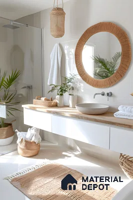 Coastal Chic: A Modern Bathroom with Natural Elements | Material Depot