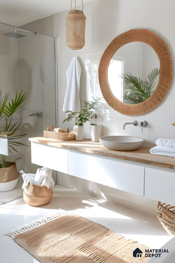 Coastal Chic: A Modern Bathroom with Natural Elements | Material Depot