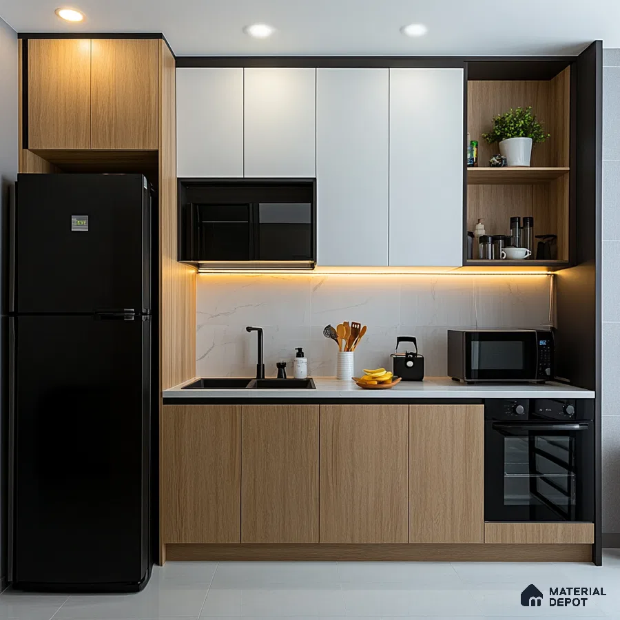 Compact Urban Kitchen: Modern Features in a Stylish Layout | Material Depot
