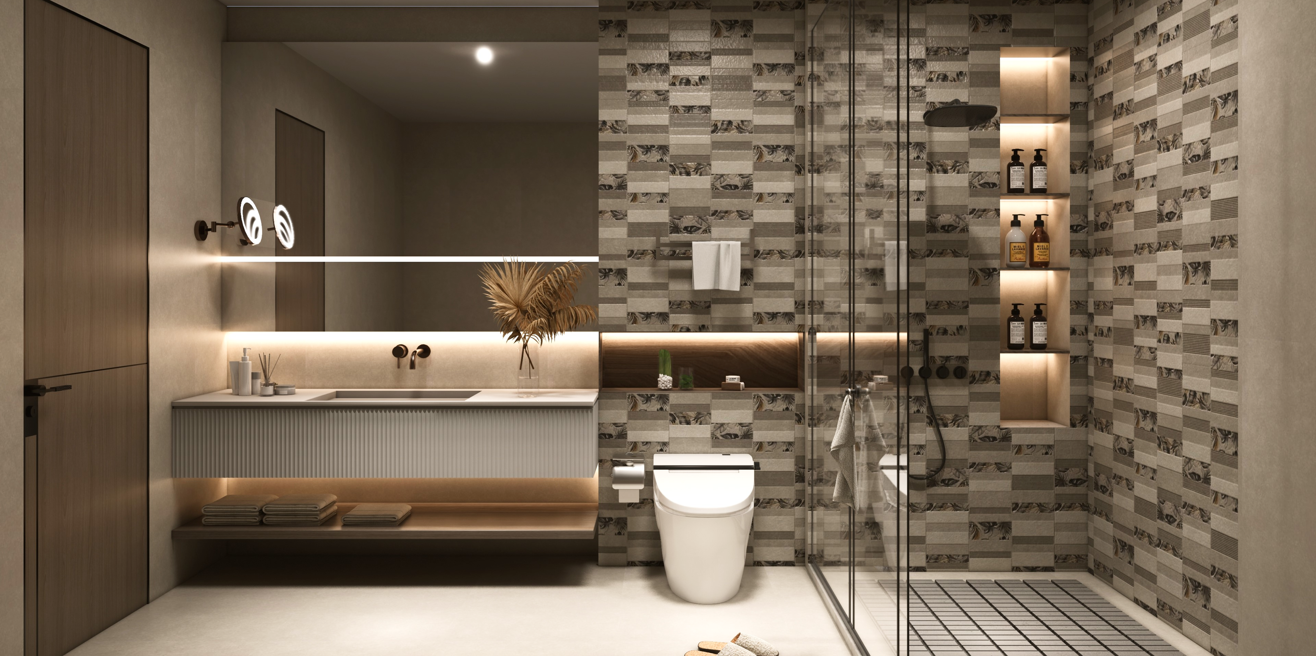 Highlighter Wall Tile TL 05520 D Prestige Imperial Slate Decor 2 ft x 4 ft Vitrified Matte Finish - 9 mm | Suitable For Bathroom, Accent/Feature Wall, Foyer