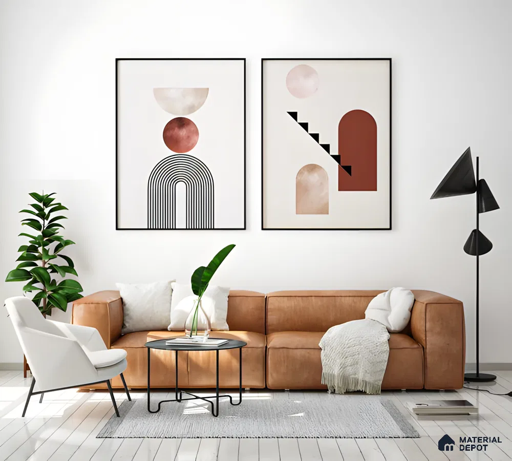 Contemporary Elegance: A Modern Living Room | Material Depot