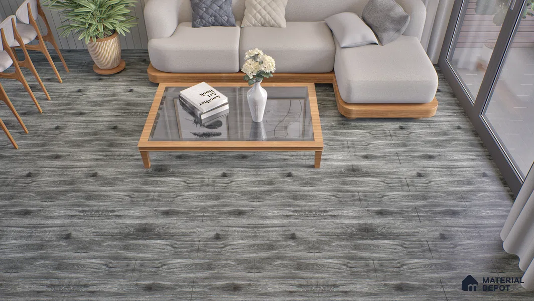 TL 01240 A Oaklore Nero 900x150 mm Wooden Look Tile | 2-3 mm Spacer is Mandatory