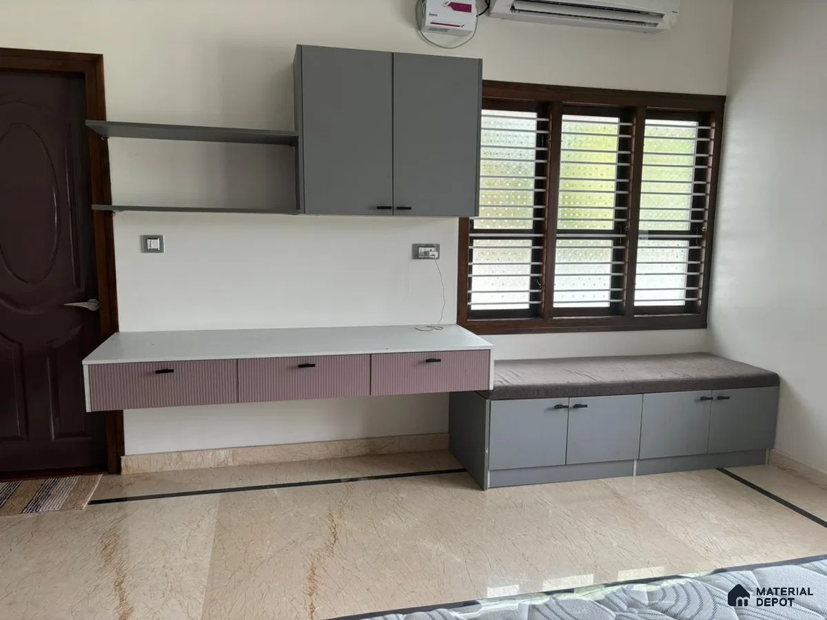 Contemporary Workspace with Storage in Bengaluru | Material Depot