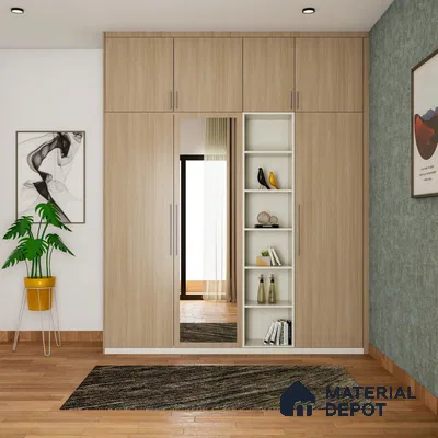 Sophisticated Wooden Wardrobe