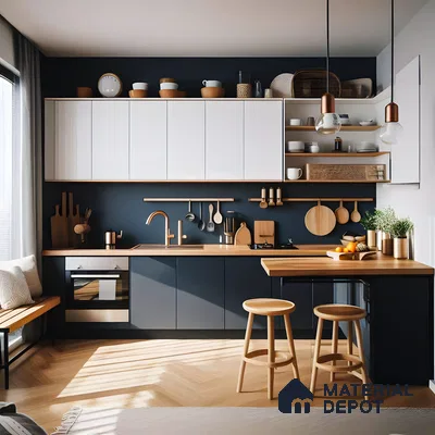 Cozy Kitchen With Natural Elements | Material Depot
