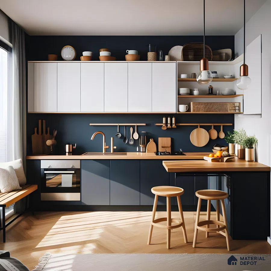 Cozy Kitchen With Natural Elements | Material Depot