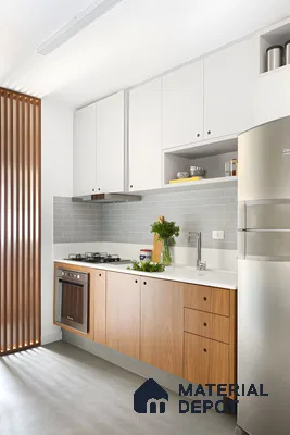 Decorative Kitchen With Mixed Laminate Finish | Material Depot