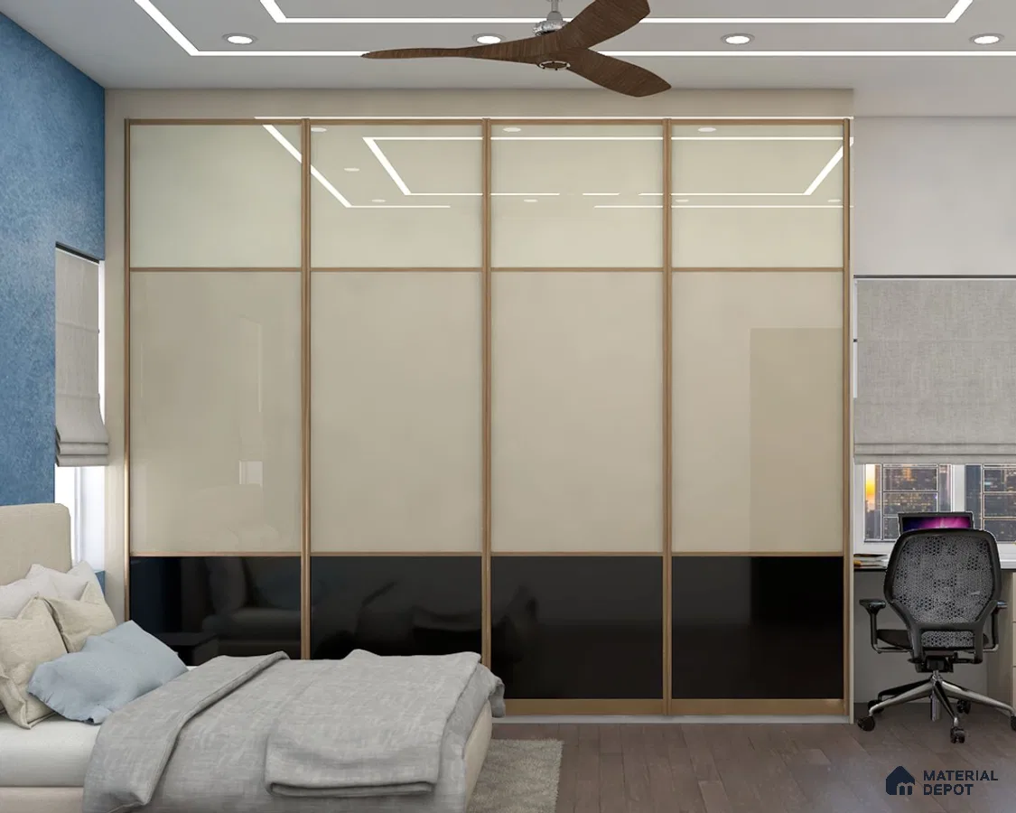 Beige and Brown Wardrobe