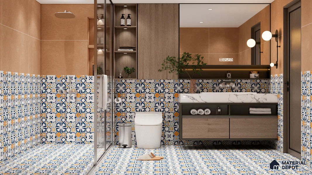 TL 02250 C Imporio Brown 4 ft x 2 ft Diamond Surface Glazed Vitrified Wall & Floor Tile - 9 mm (Random 3)