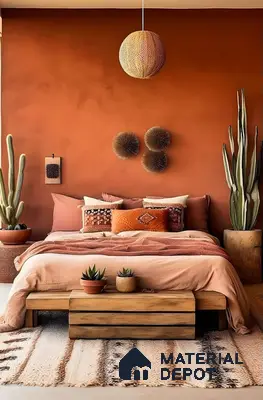 Earthy Desert Oasis Bedroom Design | Material Depot