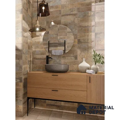 Earthy Elegance Cosy Retreat in Warm Brown and Beige. | Material Depot