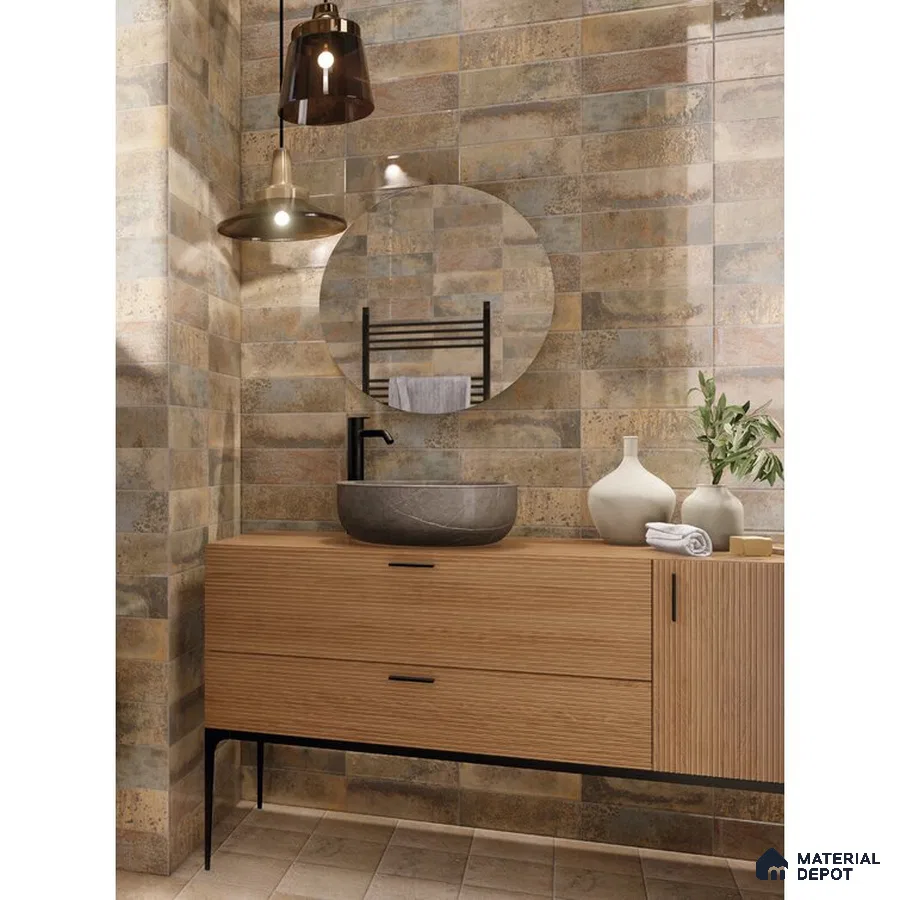 Earthy Elegance Cosy Retreat in Warm Brown and Beige. | Material Depot
