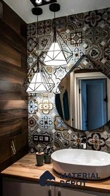 Eclectic Elegance: A Stylish Mosaic Bathroom Design | Material Depot