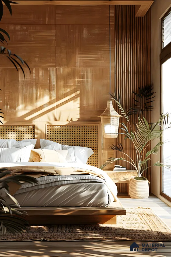 Eco-Chic Haven: A Sustainable Bedroom Sanctuary | Material Depot