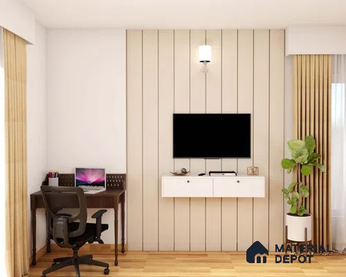 Compact Beige TV Unit