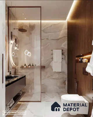 Elegance in Simplicity: A Modern Bathroom Oasis | Material Depot