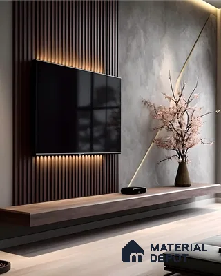 Elegance In Simplicity: Modern TV Unit Aesthetics | Material Depot