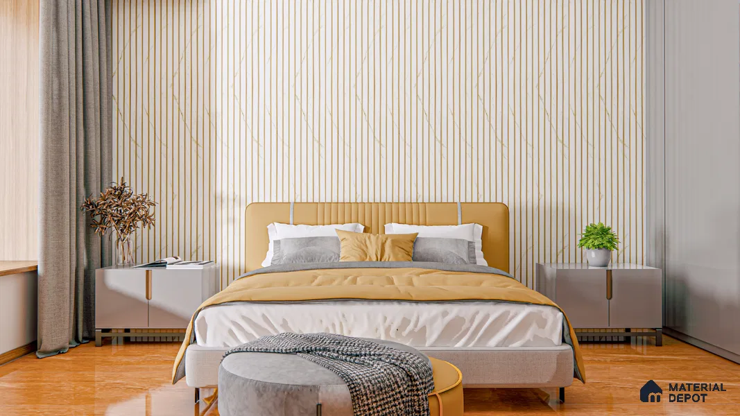 Budget Friendly Endless Wall & Floor Tile Value for Money TL 05960 Terravia Denzon 4 ft x 2 ft - Vitrified Endless Glossy Finish - 8.5 mm | 4 Random Designs | Suitable for Living Room, Bedroom & Bathroom