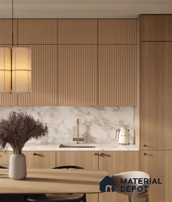 Contemporary Green Kitchen Haven | Material Depot